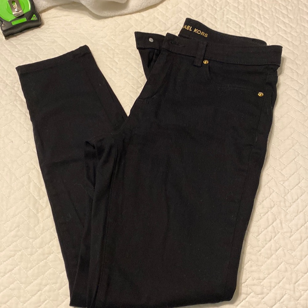 Michael Kors black jean sz 8 Izzy Skinny